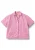 WHEAT Blouse ‘Vilma’  donkerblauw / lichtroze / wit