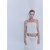 Mango linnen geruite top – ecru