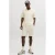 JACK & JONES ORIGINALS relaxed polo en short met textuur ecru