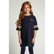 LOOXS little sweatjurk met backprint – donkerblauw