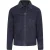 Mannen marineblauwe geitensuède leren Harrington Biker Jas – Berlijn
