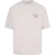Blank Essentials Oversized T-shirt voor heren (College-stijl) (Bone)