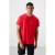 Heren T-shirt met logo-patch en korte mouwen