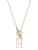 Hey Happiness Ketting ‘Shell T-Bar’  rose-goud