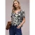 Street One Dames Blouse met koorddetail in Blauw
