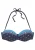 LASCANA Bikinitop  blauw / navy / groen / wit
