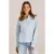 Ivy Beau gestreepte blouse blauw