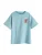 Next Shirt  lichtblauw / kastanjebruin / geel / wit