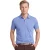 Poloshirt Brax blauw gemêleerd 100% katoen normale fit