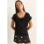 Kraagloze Draped Blouse