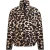 SoulCal Uniseks Borg Quarter Zip Fleece Top met luipaardprint voor volwassenen (Bruin/zwart)