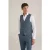 We Fashion Waistcoat Navy Blue