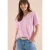 Cecil Dames Basic Shirt met V-hals in Roze