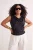 Trendyol Curve Dames Zwart Effen Mouwloos Getailleerd Grote maten Blouses