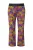 Ulla Popken Broek  marine / limoen / lila / zwart