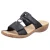 NU 20% KORTING: Rieker Slippers , sleehak, zomerschoen, pantoffels met juwelenring