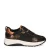 Caprice Kaia leren sneakers zwart/brons