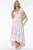 Floral Viscose Maxi-jurk