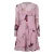 Ted Baker Mini-jurk voor dames van doorschijnende stof, in een normale pasvorm (Lichtroze)
