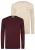 Felix Hardy Trui  beige / bordeaux