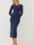 Bianco Lucci Jurk  navy