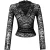 TRENDYOLMİLLA Dames Zwart Bloemenprint Lang, Getailleerd Blouses