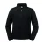 Russell Heren Authentieke Zip Neck Sweatshirt (Zwart)