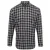 Premier Heren Mulligan Check shirt met lange mouwen (Staal/Zwart)