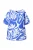 Ulla Popken Shirt  blauw / wit