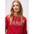 Street One Dames Langarmshirt mit Wording in Rood