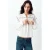 MANGO TEEN blouse met borduursels – wit