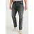 We Fashion 5-pocket Mid Waist Dark Blue