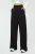 Hoge Taille Elastische Crepe Palazzo Broek