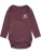 Hummel Rompertje/body  donkerlila / wit
