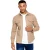 Enzo | Heren Getextureerd Overshirt – Zand