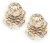 LOTT. gioielli Oorbellen Dames Ce Sq Sequin Shell Look Waterfall, Kleur: Creme