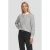 Ruby gebreid vest lichtgrijs melange