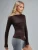 Busem Shirt  donkerbruin