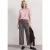 High Waist Culotte met Wide Leg pijpen, met ruitjespatroon