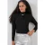 Aangesloten Lange Mouw Halve Colblouse met Lintdetail
