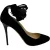 Jimmy Choo Rosana Enkelsluiting Pumps in Zwart Fluweel