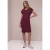 Knielange jersey jurk
