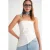 Strapless Geplooide Blouse