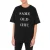Moschino T-shirt Same Old Chic Black