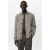 Mango Man vest met wol rib gebreid grijsbruin