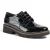 Pod Kacey Leren Dames Zwarte Brogues Schoenen