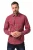 JP1880 Overhemd  donkerblauw / robijnrood / wolwit