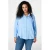 MS Mode blouse met linnen lichtblauw
