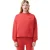 Lacoste Oversized sweatshirt van katoenmix met geborduurd logo voor dames (Rood)