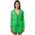 Lacoste Damesvest met V-hals en normale pasvorm (Groen, Zwart)